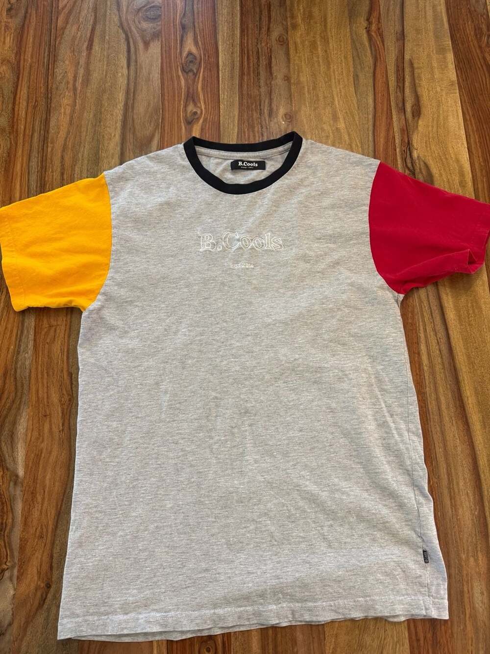 Barney Cools B.Cools Colorblock Embroidered Logo T-Shirt